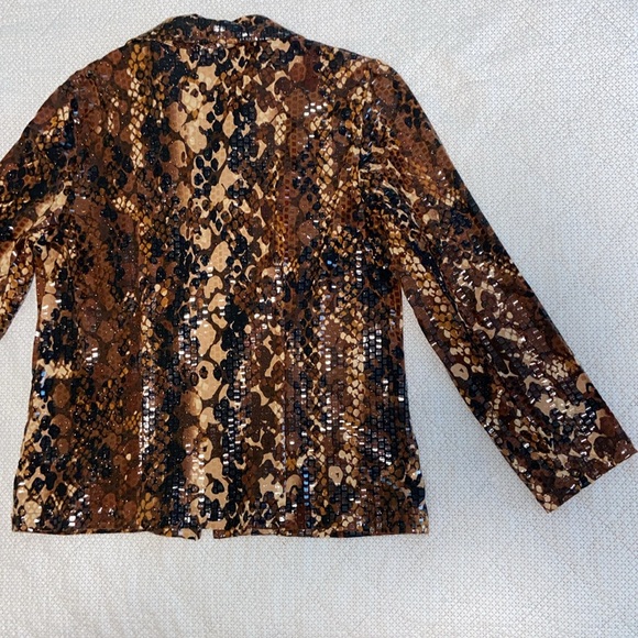 Ruby Rd. Multicolor Animal Print Top - Picture 6 of 8